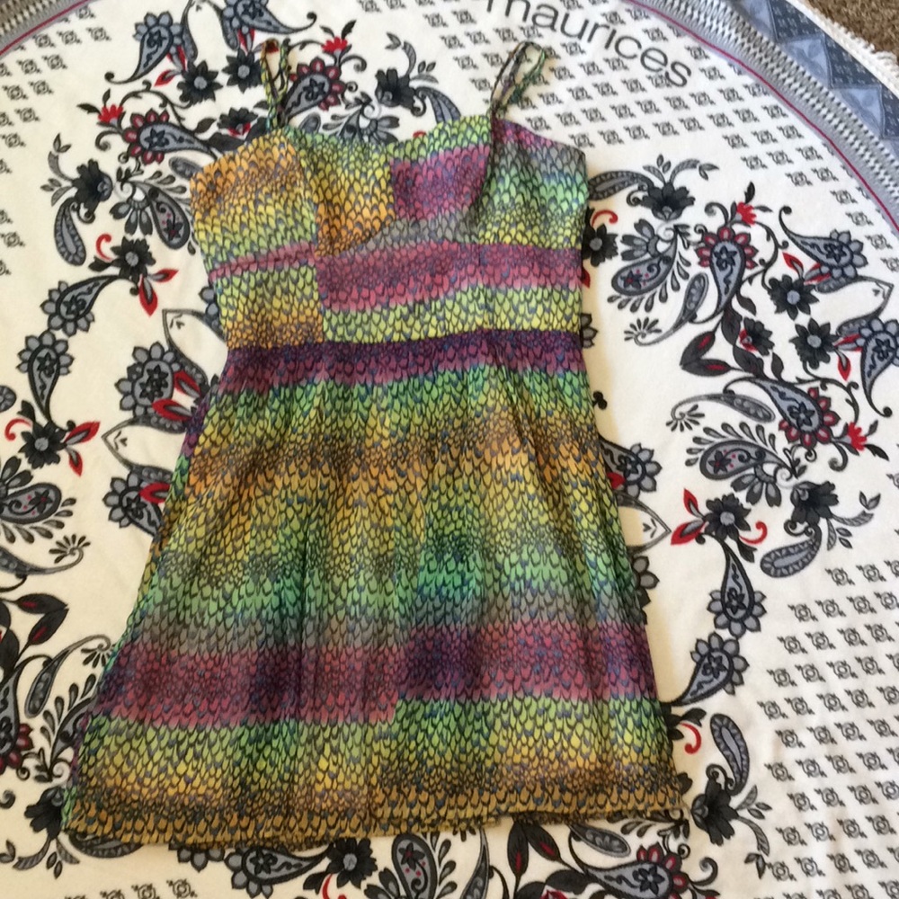 Jack. multicolored patterned dress